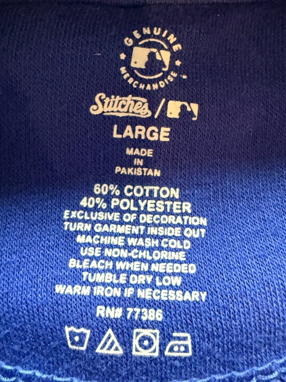 NY Mets Youth Hoodie Large Blue MLB Sweatshirt - Picture 4 of 8